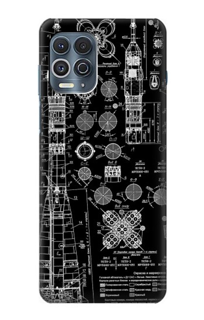 S3436 Apollo Blue Print Case For Motorola Edge S