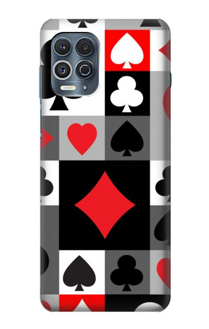 S3463 Poker Card Suit Case For Motorola Edge S