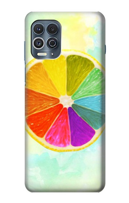 S3493 Colorful Lemon Case For Motorola Edge S