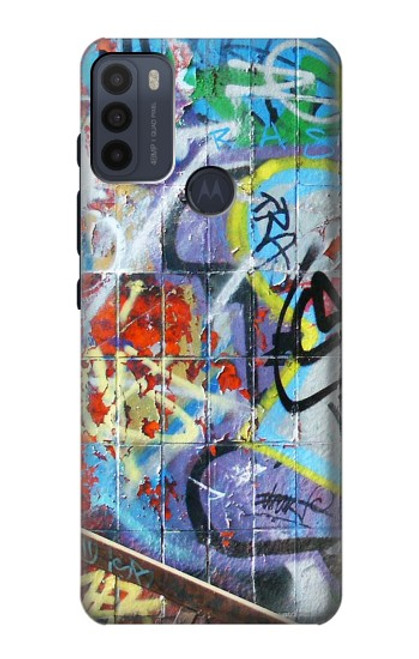 S0588 Wall Graffiti Case For Motorola Moto G50