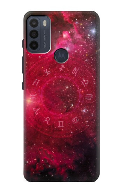 S3368 Zodiac Red Galaxy Case For Motorola Moto G50