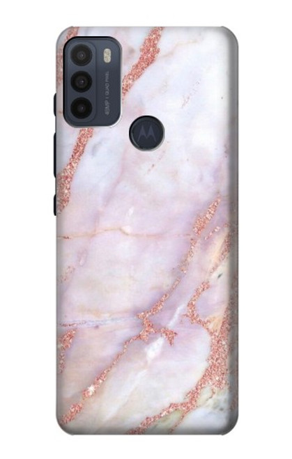 S3482 Soft Pink Marble Graphic Print Case For Motorola Moto G50