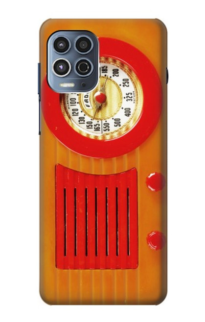 S2780 Vintage Orange Bakelite Radio Case For Motorola Moto G100