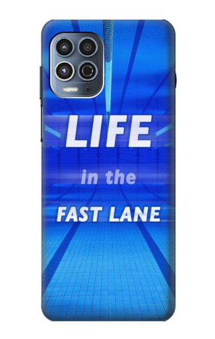 S3136 Life in the Fast Lane Swimming Pool Case For Motorola Moto G100