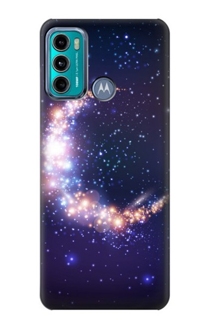 S3324 Crescent Moon Galaxy Case For Motorola Moto G60, G40 Fusion