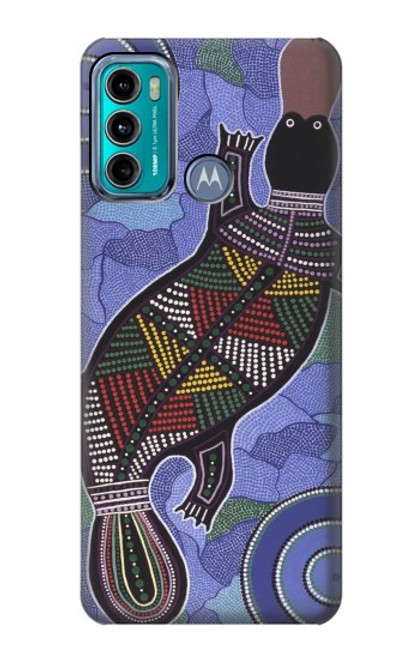S3387 Platypus Australian Aboriginal Art Case For Motorola Moto G60, G40 Fusion