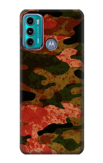 S3393 Camouflage Blood Splatter Case For Motorola Moto G60, G40 Fusion