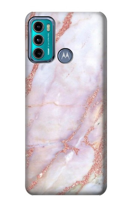 S3482 Soft Pink Marble Graphic Print Case For Motorola Moto G60, G40 Fusion