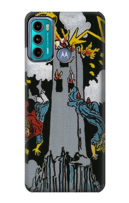 S3745 Tarot Card The Tower Case For Motorola Moto G60, G40 Fusion