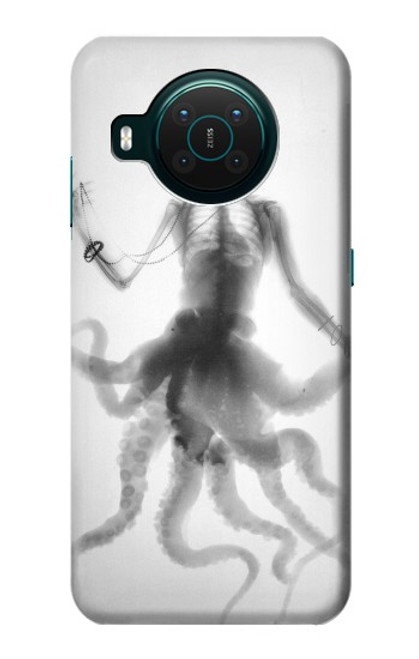 S1432 Skull Octopus X-ray Case For Nokia X10