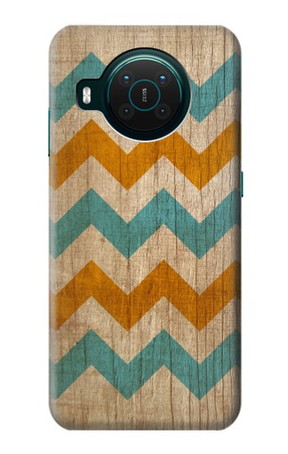 S3033 Vintage Wood Chevron Graphic Printed Case For Nokia X10
