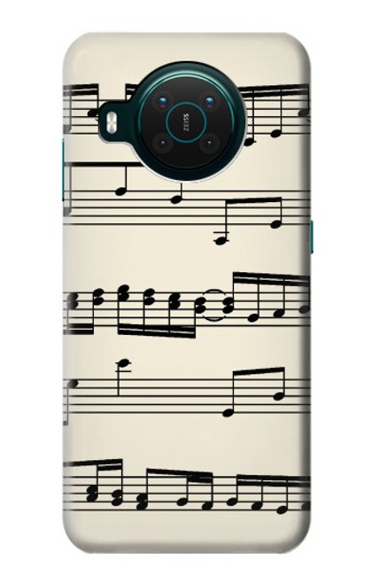 S3082 Music Sheet Case For Nokia X10