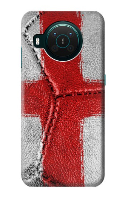 S3316 England Flag Vintage Football Graphic Case For Nokia X10