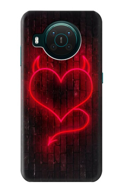 S3682 Devil Heart Case For Nokia X10