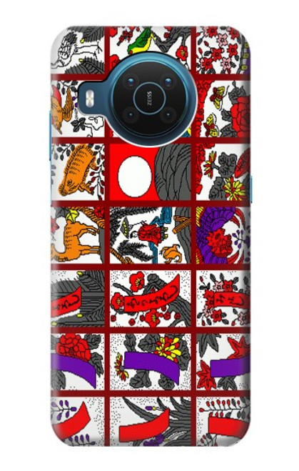 S1923 Hanafuda Japanese Flower Card Case For Nokia X20