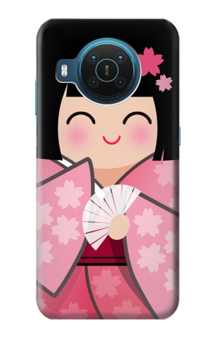 S3042 Japan Girl Hina Doll Kimono Sakura Case For Nokia X20