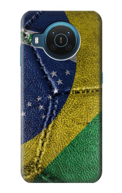 S3297 Brazil Flag Vintage Football Graphic Case For Nokia X20