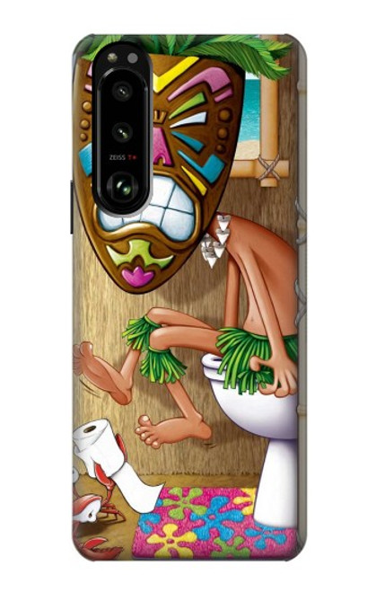 S1702 Tiki Man Toilet Case For Sony Xperia 5 III