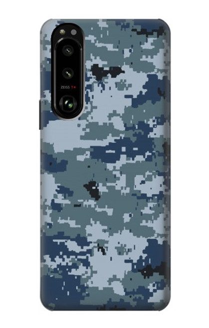 S2346 Navy Camo Camouflage Graphic Case For Sony Xperia 5 III