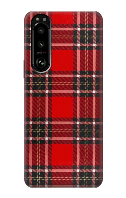 S2374 Tartan Red Pattern Case For Sony Xperia 5 III