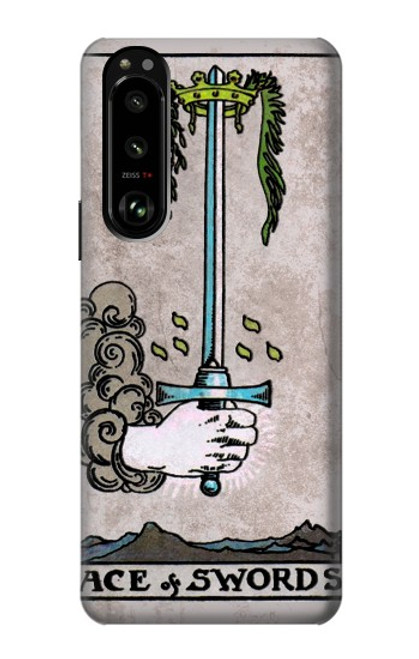 S2482 Tarot Card Ace of Swords Case For Sony Xperia 5 III