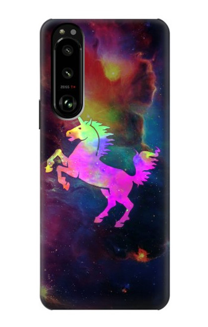 S2486 Rainbow Unicorn Nebula Space Case For Sony Xperia 5 III