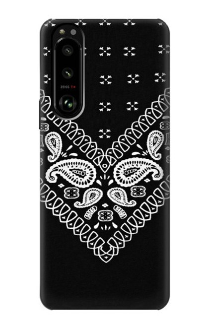 S3363 Bandana Black Pattern Case For Sony Xperia 5 III