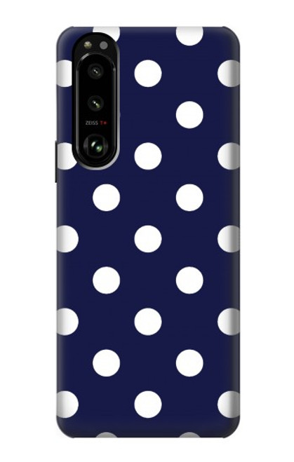 S3533 Blue Polka Dot Case For Sony Xperia 5 III