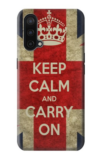 S0674 Keep Calm and Carry On Case For OnePlus Nord CE 5G