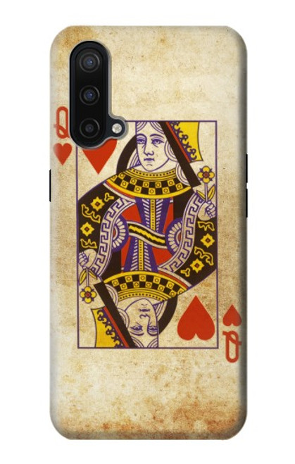 S2833 Poker Card Queen Hearts Case For OnePlus Nord CE 5G