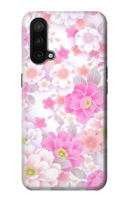 S3036 Pink Sweet Flower Flora Case For OnePlus Nord CE 5G