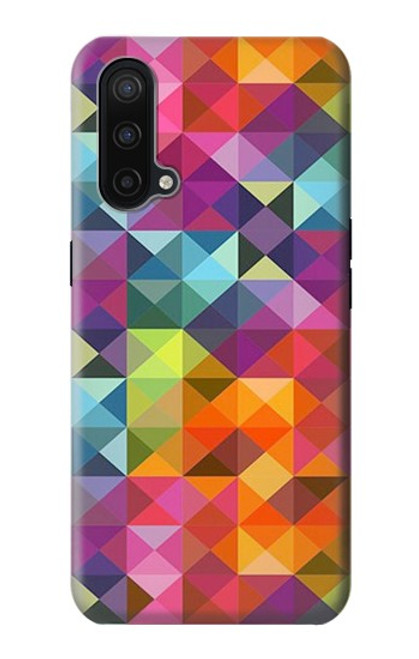 S3477 Abstract Diamond Pattern Case For OnePlus Nord CE 5G