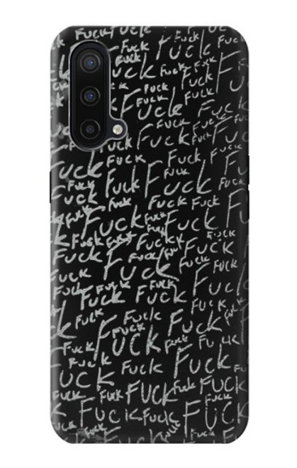 S3478 Funny Words Blackboard Case For OnePlus Nord CE 5G