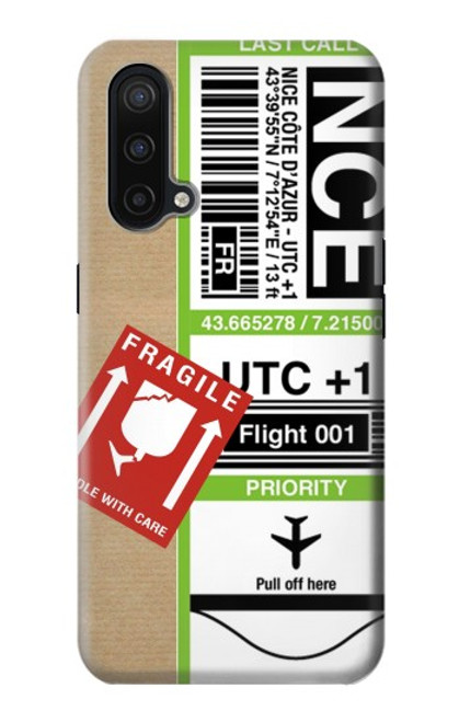 S3543 Luggage Tag Art Case For OnePlus Nord CE 5G