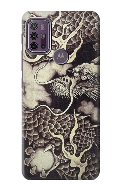 S2719 Japan Painting Dragon Case For Motorola Moto G10 Power