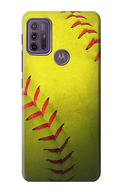 S3031 Yellow Softball Ball Case For Motorola Moto G10 Power