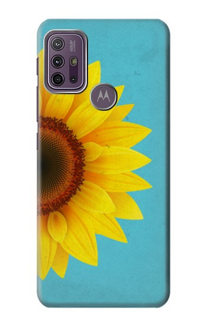 S3039 Vintage Sunflower Blue Case For Motorola Moto G10 Power