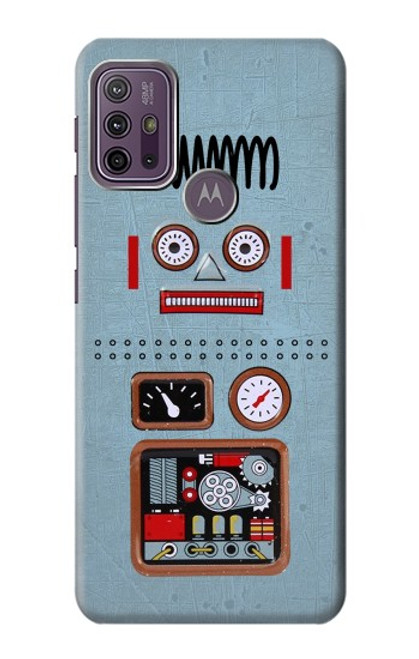 S3040 Retro Robot Toy Case For Motorola Moto G10 Power