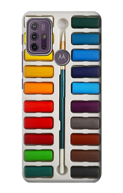 S3243 Watercolor Paint Set Case For Motorola Moto G10 Power