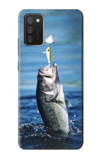 S1594 Bass Fishing Case For Samsung Galaxy A03S