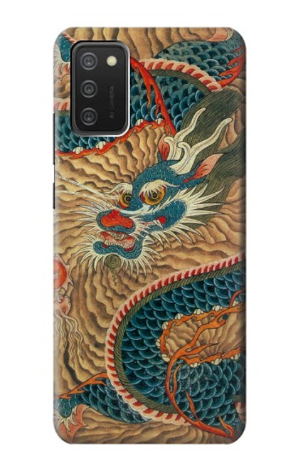 S3541 Dragon Cloud Painting Case For Samsung Galaxy A03S