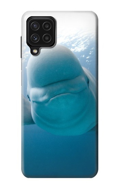 S1801 Beluga Whale Smile Whale Case For Samsung Galaxy A22 4G