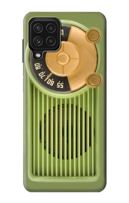 S2656 Vintage Bakelite Radio Green Case For Samsung Galaxy A22 4G