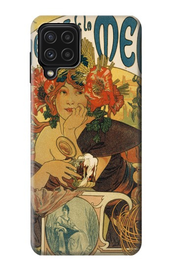 S2740 Alphonse Mucha Bieres De La Muse Case For Samsung Galaxy A22 4G