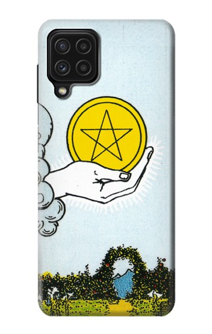 S3722 Tarot Card Ace of Pentacles Coins Case For Samsung Galaxy A22 4G