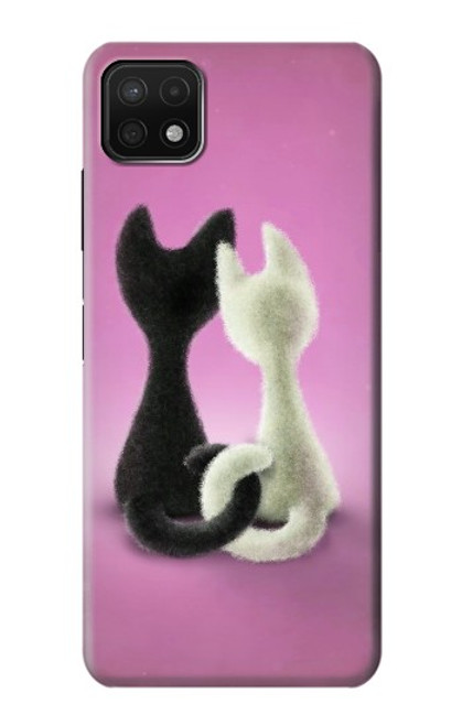 S1832 Love Cat Case For Samsung Galaxy A22 5G