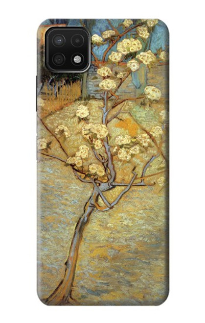 S1978 Van Gogh Letter Pear Tree Blossom Case For Samsung Galaxy A22 5G