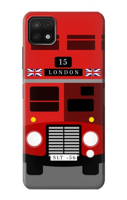 S2058 England British Double Decker Bus Case For Samsung Galaxy A22 5G