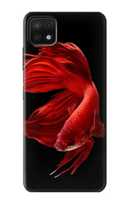 S2092 Red Siamese Fighting Fish Case For Samsung Galaxy A22 5G