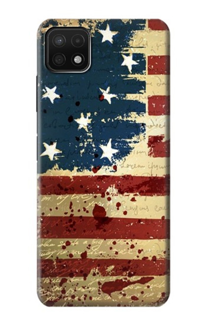 S2349 Old American Flag Case For Samsung Galaxy A22 5G